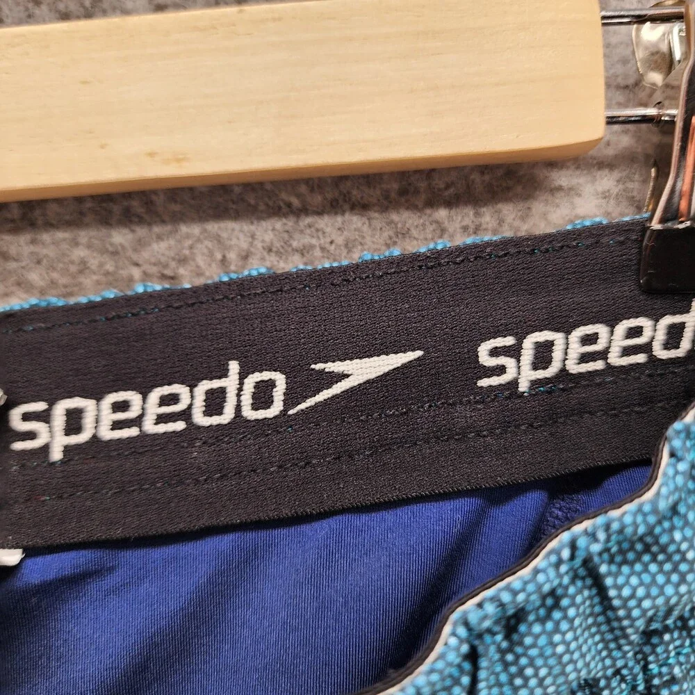 Speedo Swim Trunks Mens Medium Blue Swimwear